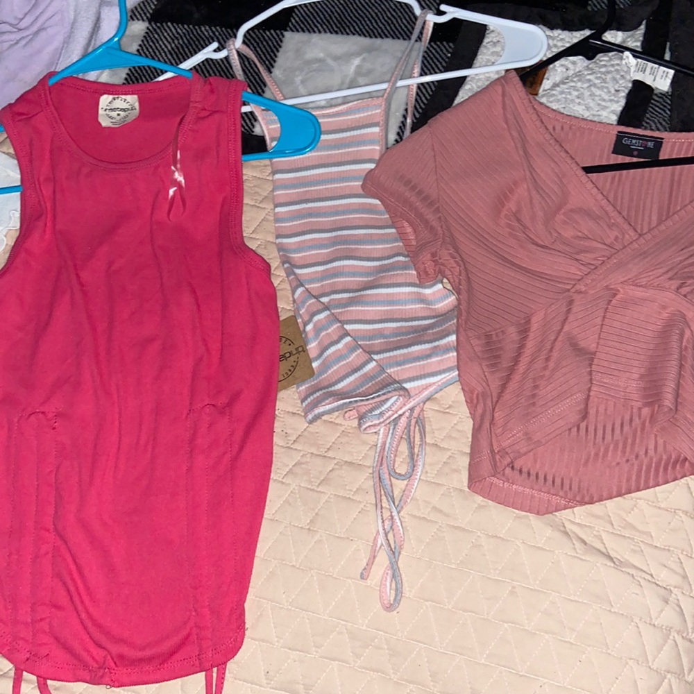 BUDLEEE PINK TOPS